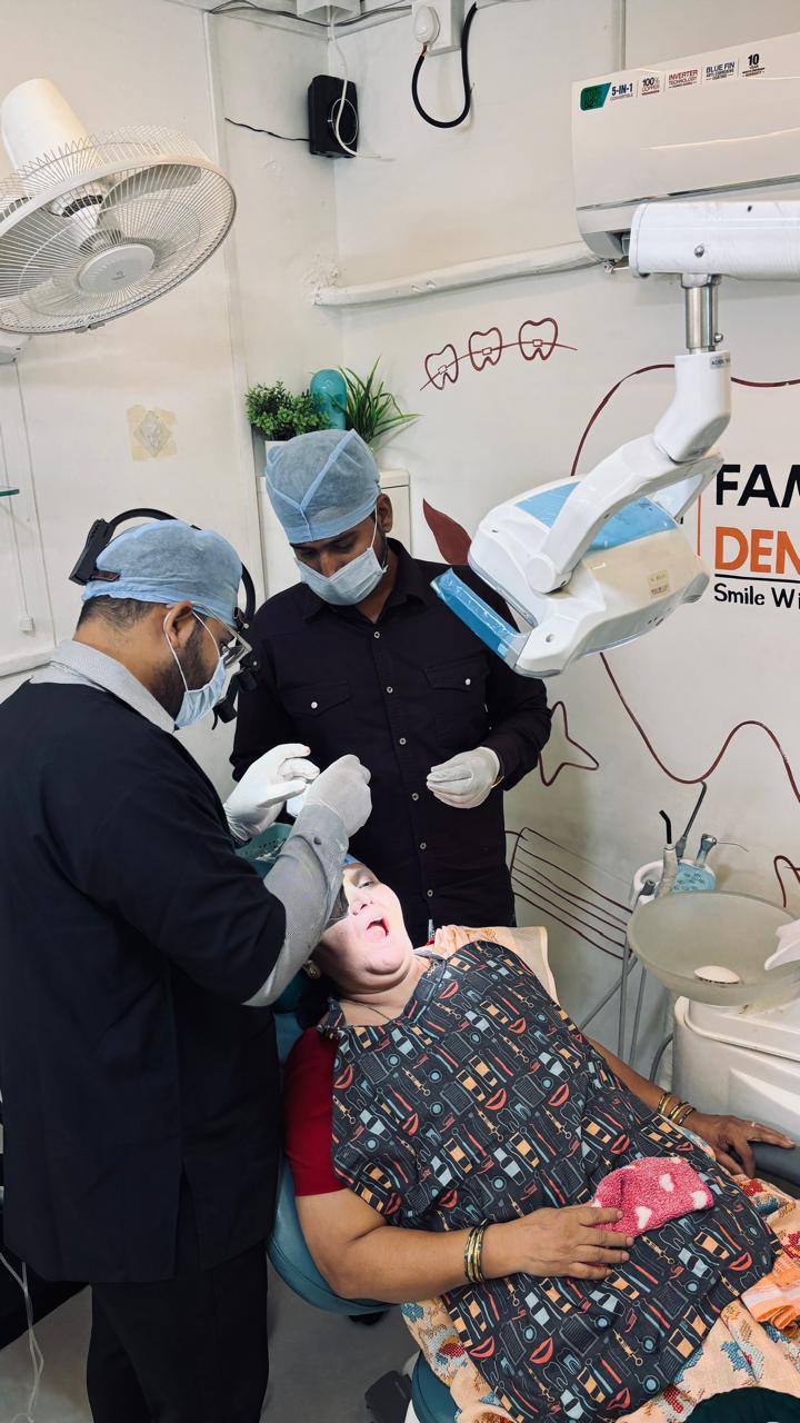 Advanced dental treatment at Family Dental Clinic Ravet Pune