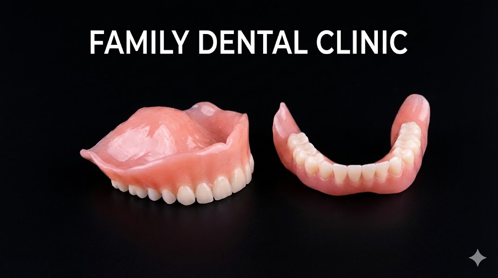 Complete denture cosmetic dentistry at Family Dental Clinic Ravet Pune