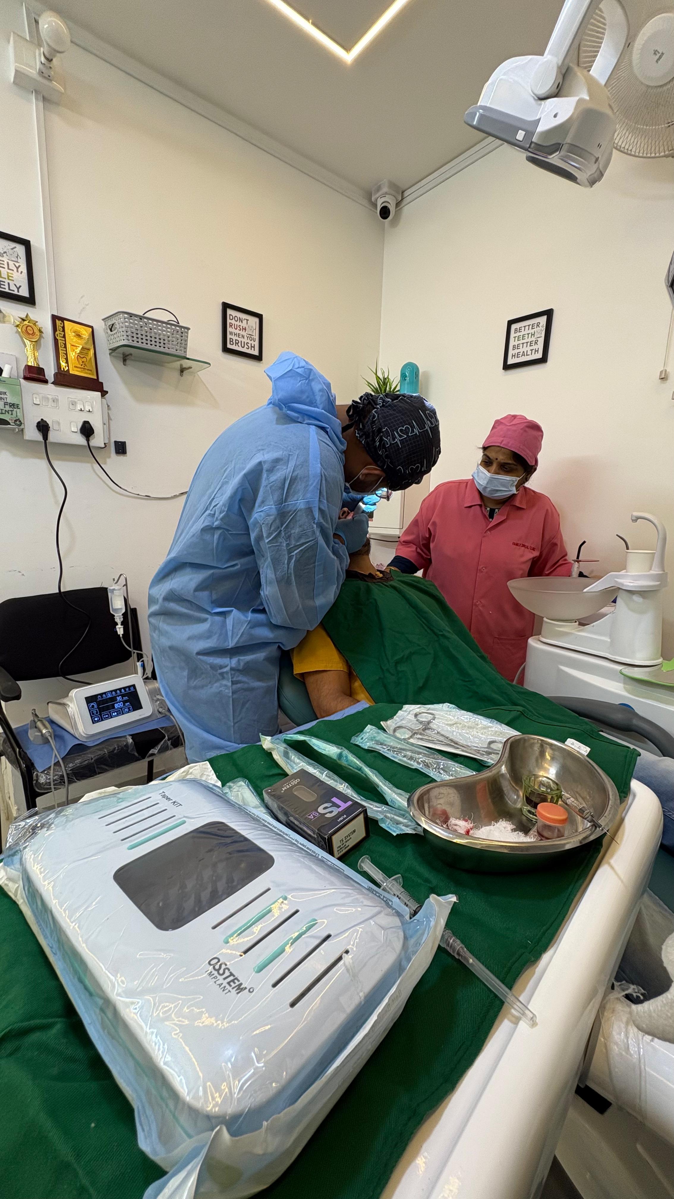 Dental implant surgery at Family Dental Clinic Kiwale Ravet Pimpri-Chinchwad